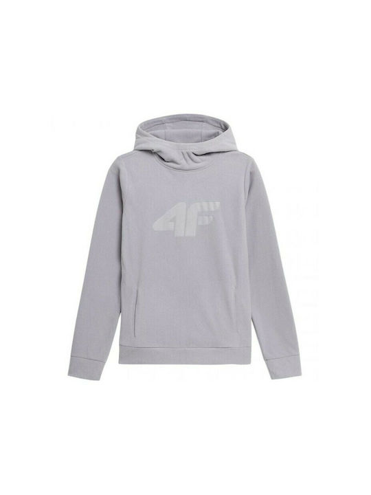 4F Women's Hooded Fleece Sweatshirt Purple