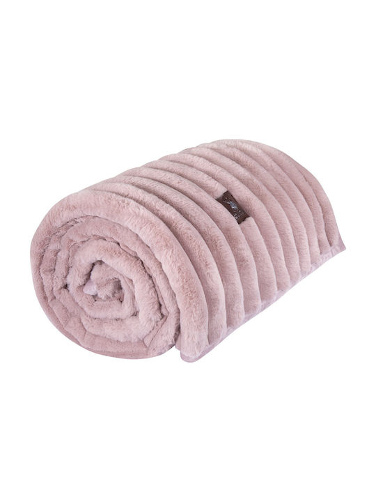 Greenwich Polo Club 3478 Furry Blanket Super Double 220x240cm Nude