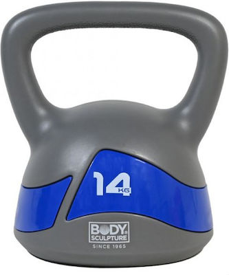 Body Sculpture Blue PVC Kettlebell Bw 117 14kg