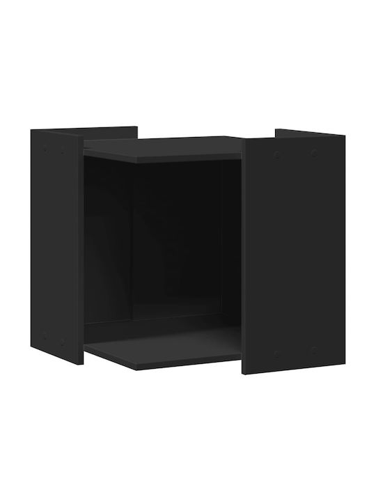 Square Side Table Black L53xW53xH51cm