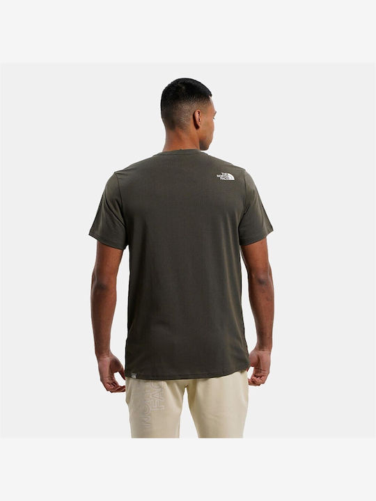 The North Face Men's Short Sleeve T-shirt Rust