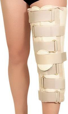 Vita Orthopaedics Ρυθμιζόμενος Νάρθηκας Γόνατος 50cm σε Μαύρο Χρώμα 06-2-002
