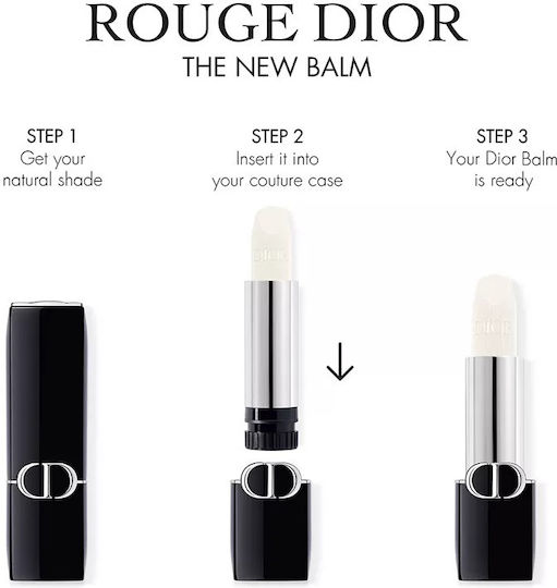 Dior Rouge Lip Balm 001 Diormidnight 3.2gr
