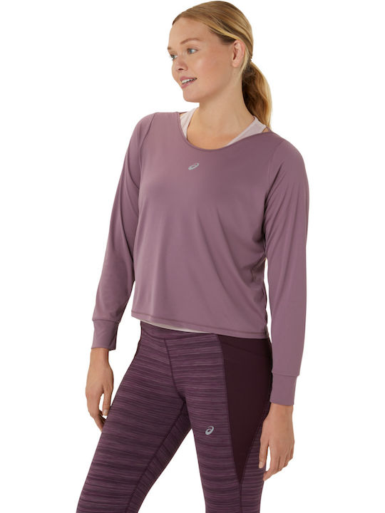 ASICS Damen Sportliches Bluse Langärmelig Prl 2012d085-500