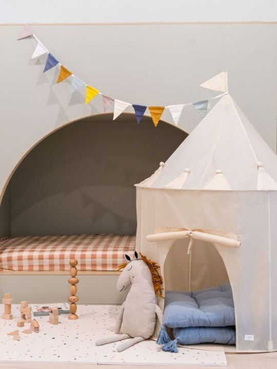 3 Sprouts Kids House Play Tent Castle for 3+ years Blue