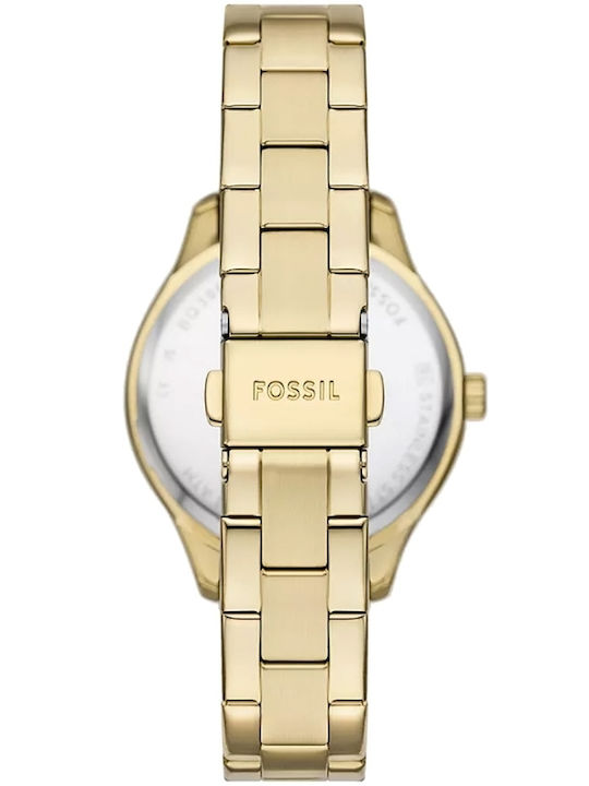 Fossil Rye Триместен Аналогов Дамски Часовник Bq3961