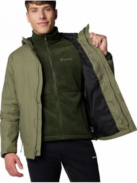 Tunnel Falls 3 in 1 Winter Jacket Waterproof Stone Green