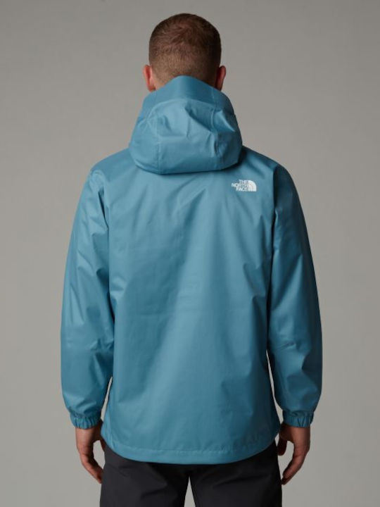 The North Face Quest Ανδρικό Μπουφάν Αδιάβροχο Algae Blue