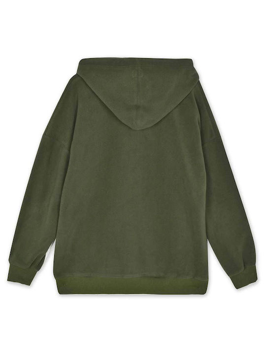 BodyTalk Women's Hooded Cardigan Green