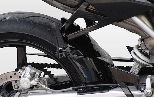 Moto Discovery Φτερό Πίσω Τροχού Μοτοσυκλέτας Μαύρο