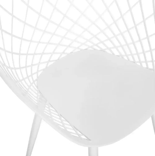Ariadne Stühle Speisesaal White 4Stück 62x54x81cm
