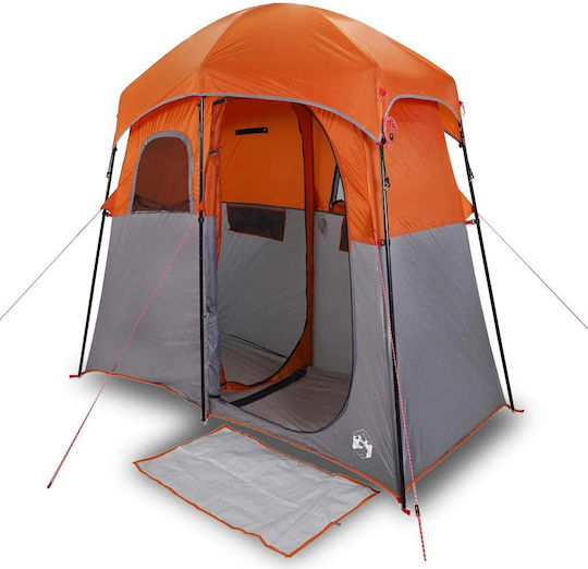 vidaXL Camping Tent Toilet Gray