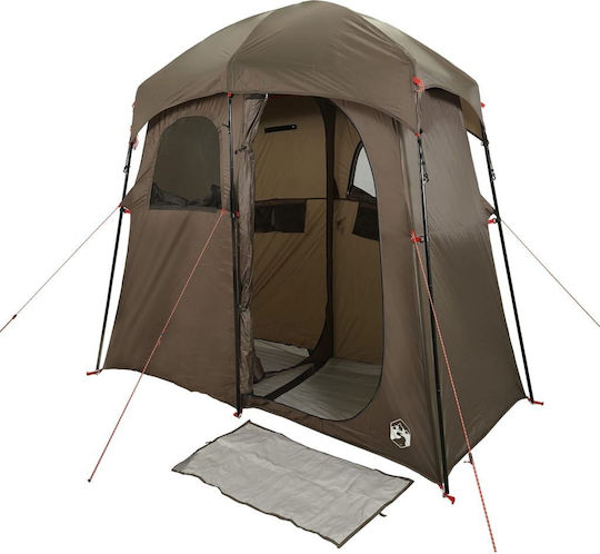 vidaXL Σκηνή Camping Τουαλέτας Καφέ