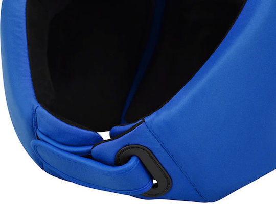 RDX Adult Full Face Boxing Headgear Leather Blue