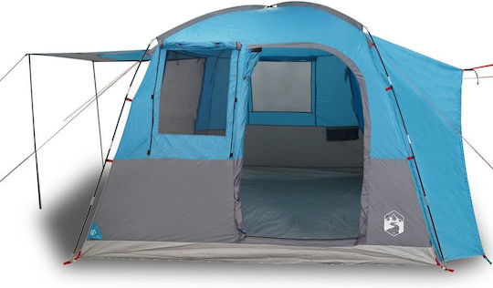 vidaXL Cort Camping Mașină Albastră pentru 4 Persoane 314x314x240cm