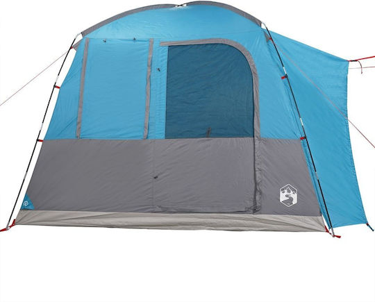 vidaXL Camping Tent Blue for 4 People 314x314x240cm