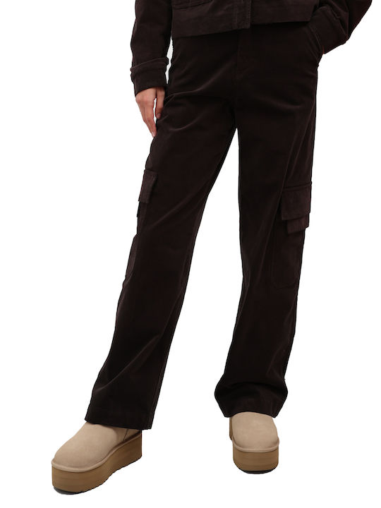 Devotion Women's Fabric Trousers Brown