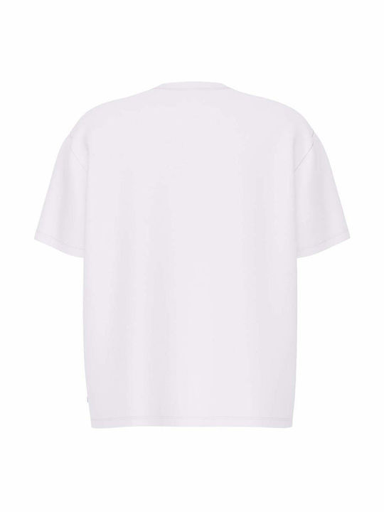 Guess T-shirt Bărbătesc cu Mânecă Scurtă White