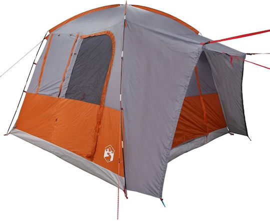 vidaXL Car Camping Tent Gray for 4 People 314x314x240cm