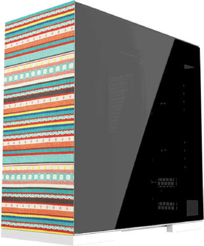 Geometric Future Model 8 Lohan Gaming Midi Tower Κουτί Υπολογιστή με Πλαϊνό Παράθυρο Bohemia