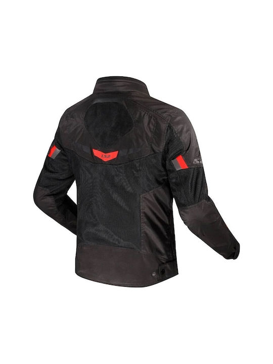 LS2 Sommer Herren Motorradjacke Schwarz