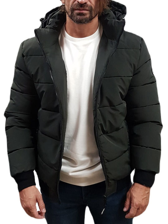 Winter Jacket Dk Khaki, Khaki