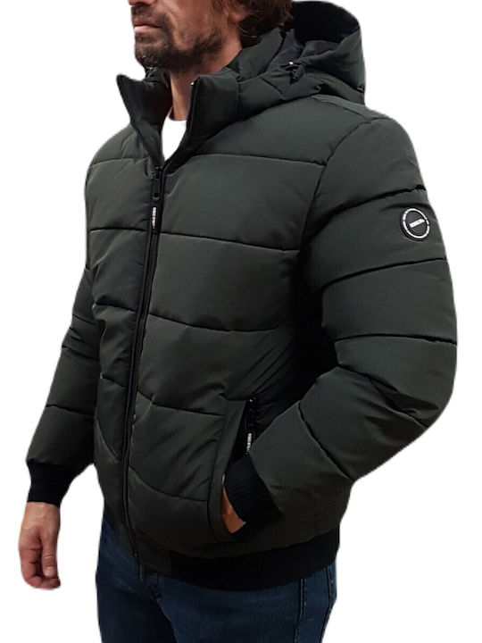 Winter Jacket Dk Khaki, Khaki