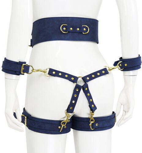 Naughty Toys BDSM Kit in Blau Farbe 6Stück
