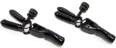Naughty Toys Adjustable Σφιγκτήρες Θηλών σε Μαύρο Χρώμα
