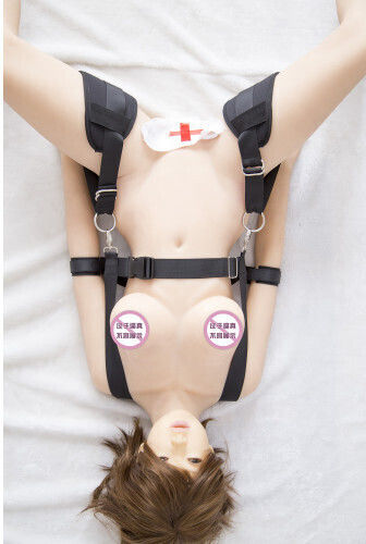 Naughty Toys Curele de Imobilizare în Culoare Neagră