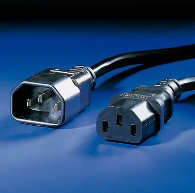 Roline IEC C14 - IEC C13 Cable 1.8m Μαύρο 19.99.1515
