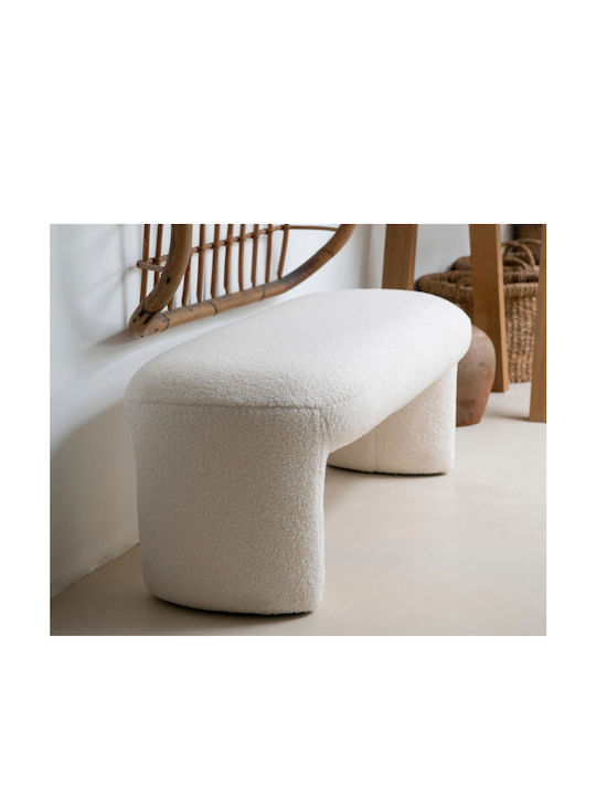 Andrea House Bench Fabric Boucle 110cm