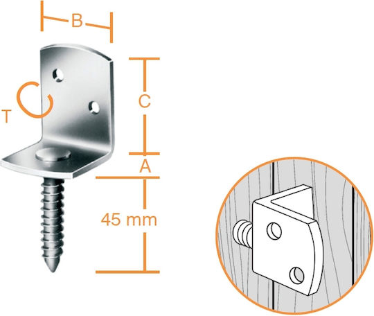 L Angle Stainless Steel Screw Pergola Program