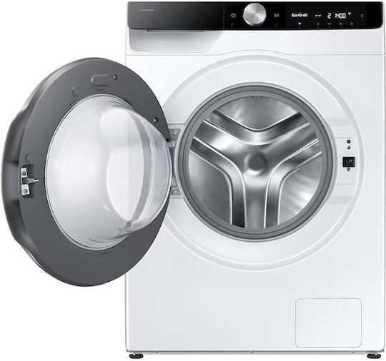 Samsung Πλυντήριο Ρούχων 9kg με Τεχνολογία Ατμού 1400 Στροφών Ecobubble WW90DG6U25LKU4