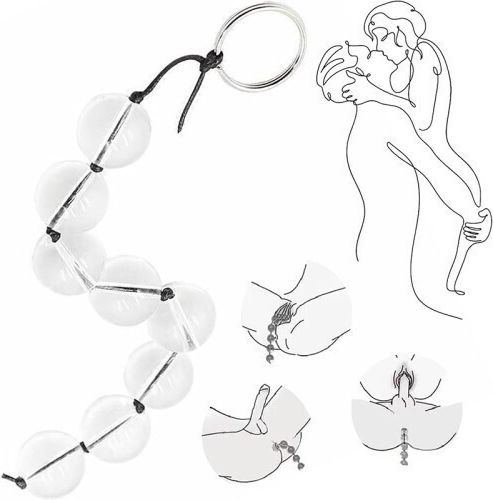 Naughty Toys Perle anale Mare Transparente