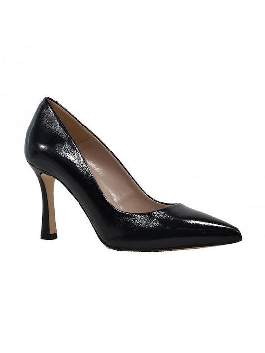 Fardoulis Patent Leather Black Heels