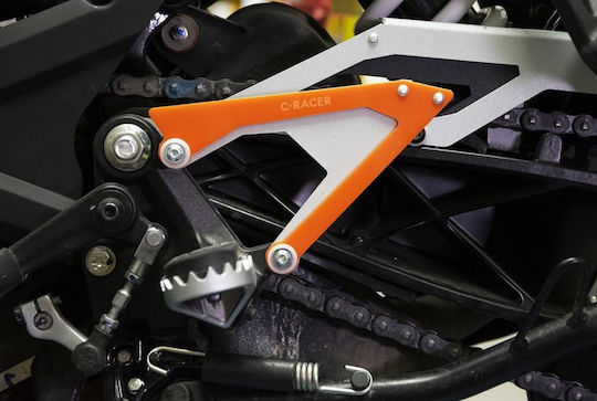 Moto Discovery Motorcycle Footpeg Protectors KTM 390 Adventure Black