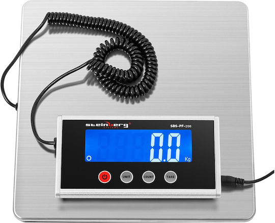 Postal Platform Scale Packages 275x275mm Power Supply + Batteries 200kg 100g