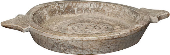 Tavă din lemn Parat maro 55x44xh8cm C470896