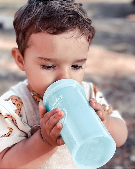 Twistshake Baby Cup Straw Cup made of Plastic Blue 360ml for 6m+m+