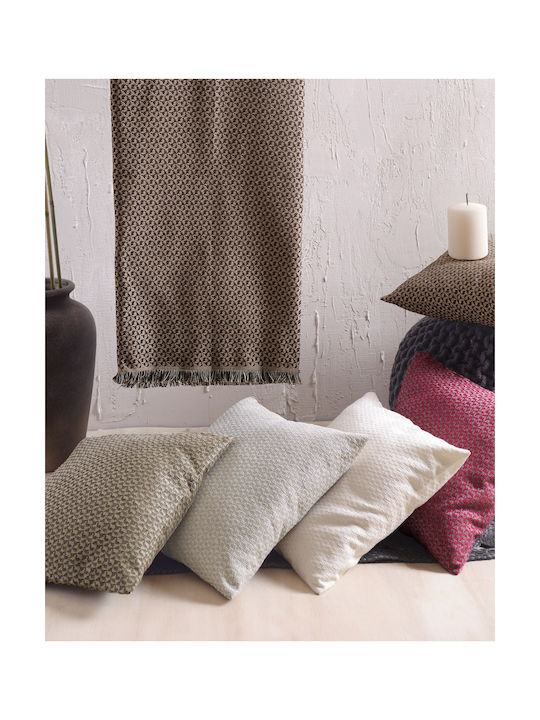 Rythmos Decorative Pillow Case Reeves Beige 40x40cm.