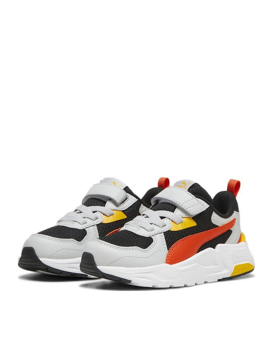 Trinity Lite Ac+ Ps Παιδικά Sneakers με Σκρατς Μαύρα