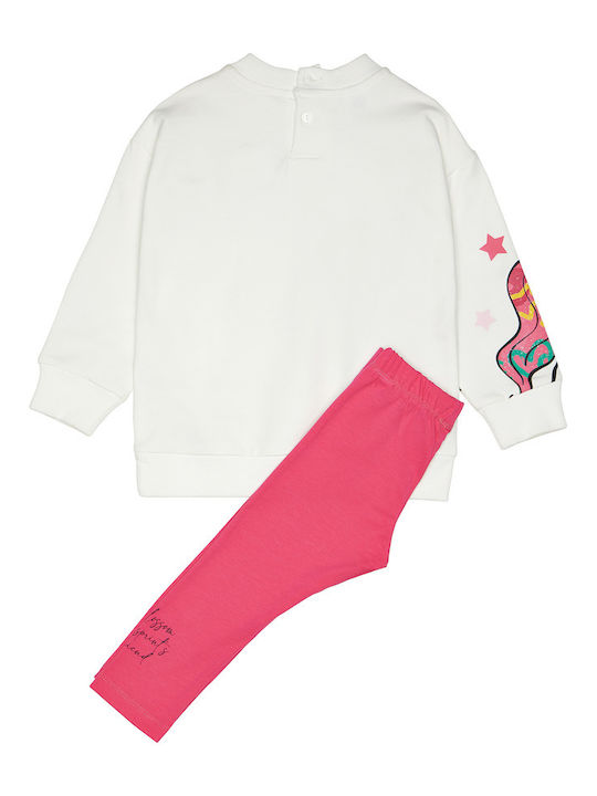 Sprint Kinder Set mit Leggings Winter 2Stück White