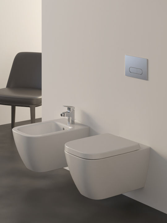 Ideal Standard +T500301 Toaletă montată pe perete Fără margine Fără capac Albă