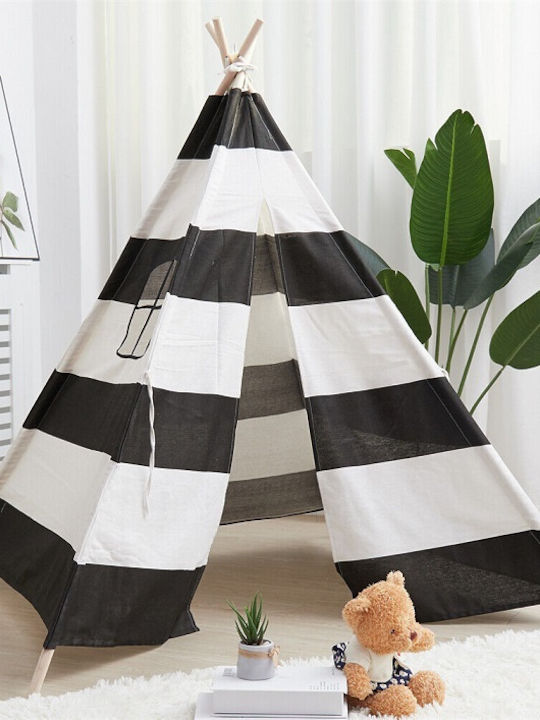 Herokids Cort pentru Copii Indian Stripes Negru pentru 10+ ani