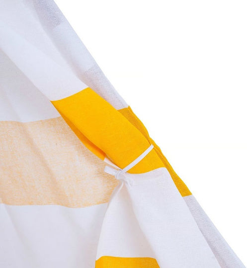 Herokids Cort pentru Copii Indian Stripes Alb pentru 10+ ani