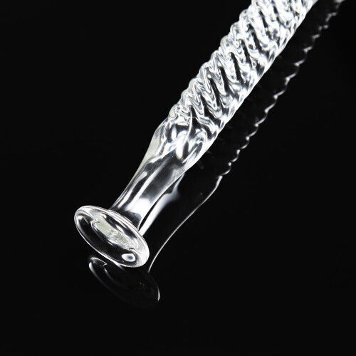 Naughty Toys Стъклено дилдо Прозрачен 20см