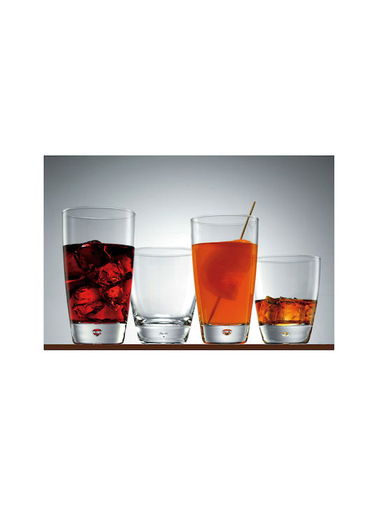 Bormioli Rocco Cooler Bormioli Luna 0012182 Set Gläser Wasser aus Glas 3Stück