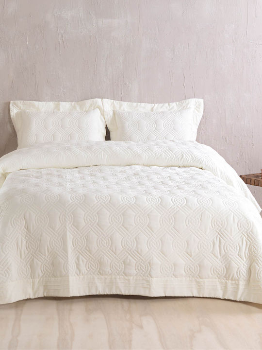Rythmos Reina Σετ Νυφικό Κουβερλί 7τμχ 235x250cm