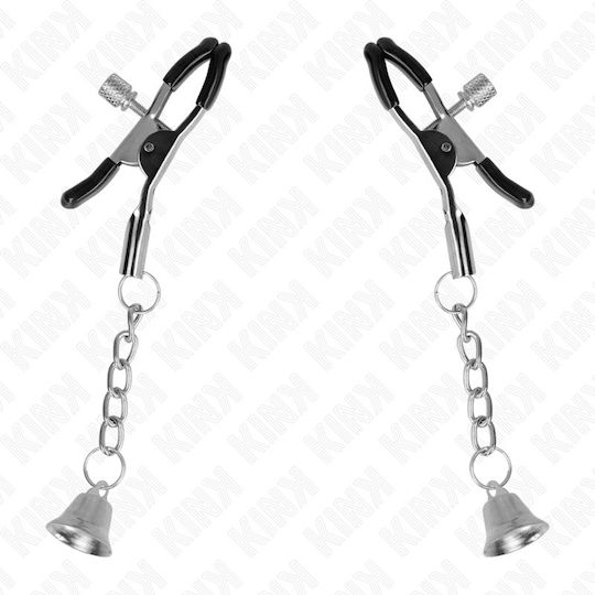 Kink Nipple Clamps in Silver Color